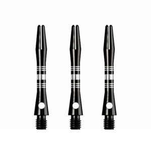 Set de 3 Vástagos Aluminio AR1 Cortos Negros de 33 mm