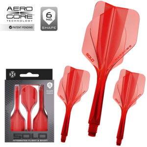 Sistemas integrados de 3 colillas y vástagos Rojos Harrows Solo - Intermedios de 27 milímetros