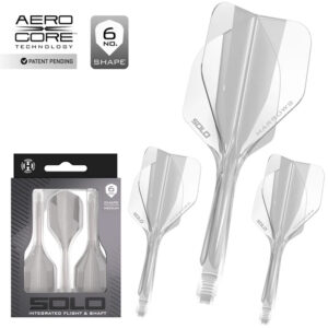 Sistemas integrados de 3 colillas y vástagos Transparentes Harrows Solo - Cortos de 20 milímetros