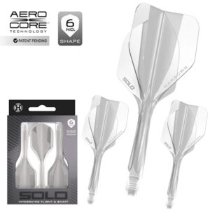 Sistemas integrados de 3 colillas y vástagos Transparentes Harrows Solo - Largos de 35 milímetros