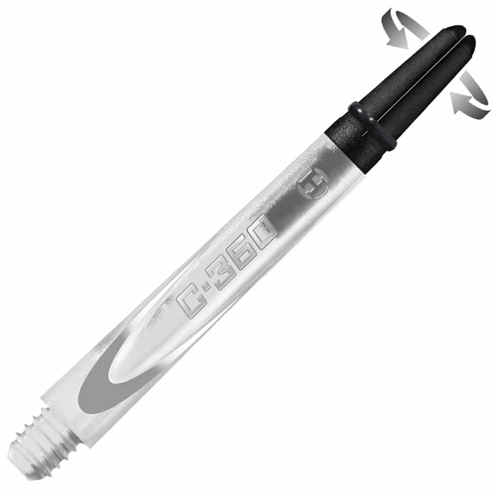 Set de 3 Vástagos Carbon 360 Harrows intermedios 42 mm Transparentes cuerpo de policarbonato duradero y una parte superior giratoria de compuesto de carbono reemplazable.