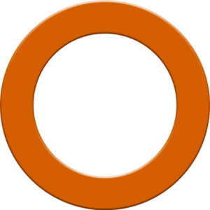 Surround Naranja Marca Designa -Protector de pared para Diana (No incluye la Diana)