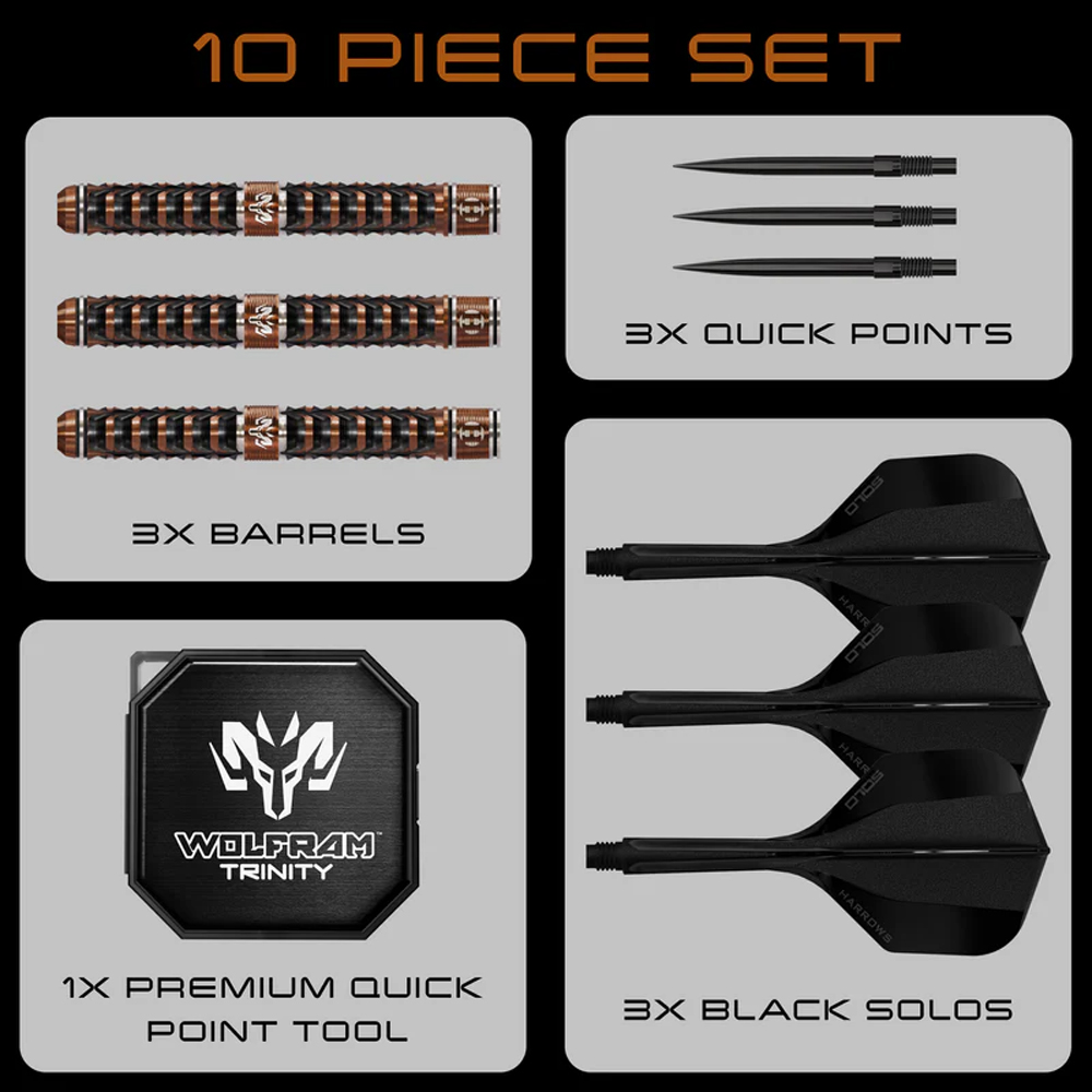 Dardos Wolfram Trinity Harrows Punta Cambiable 97% Tungsteno 22 gramos - Imagen 5