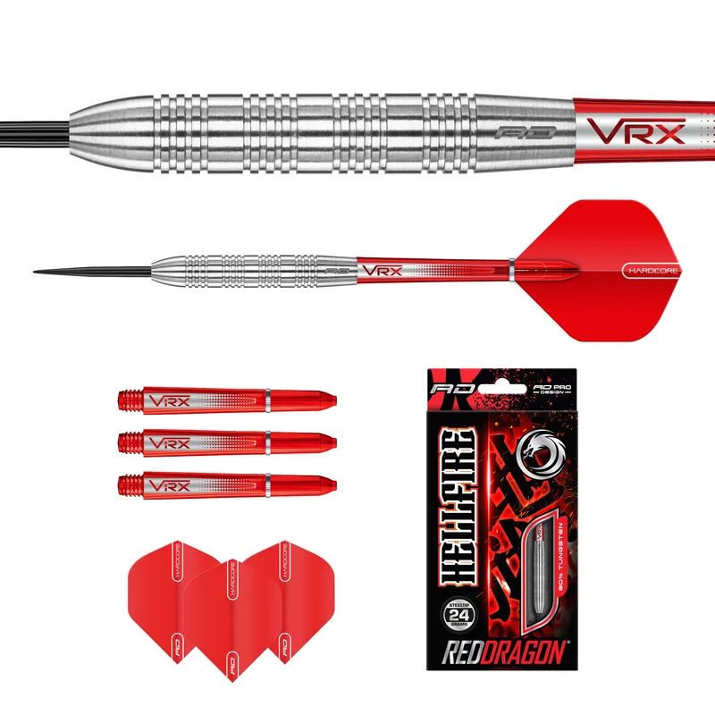 Dardos Hell Fire B Marca Red Dragon 80% Tungsteno 24 gramos - Imagen 3