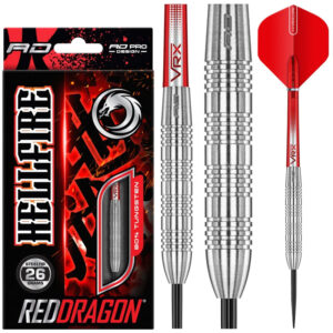 Dardos Hell Fire B Marca Red Dragon 80% Tungsteno 26 gramos